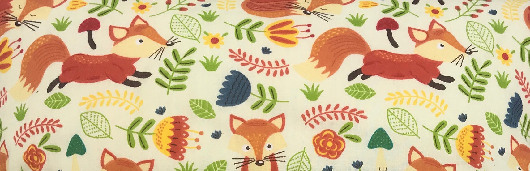 Fox Reading Pillow: Embroidered Story Book Pocket Cushion — image 6