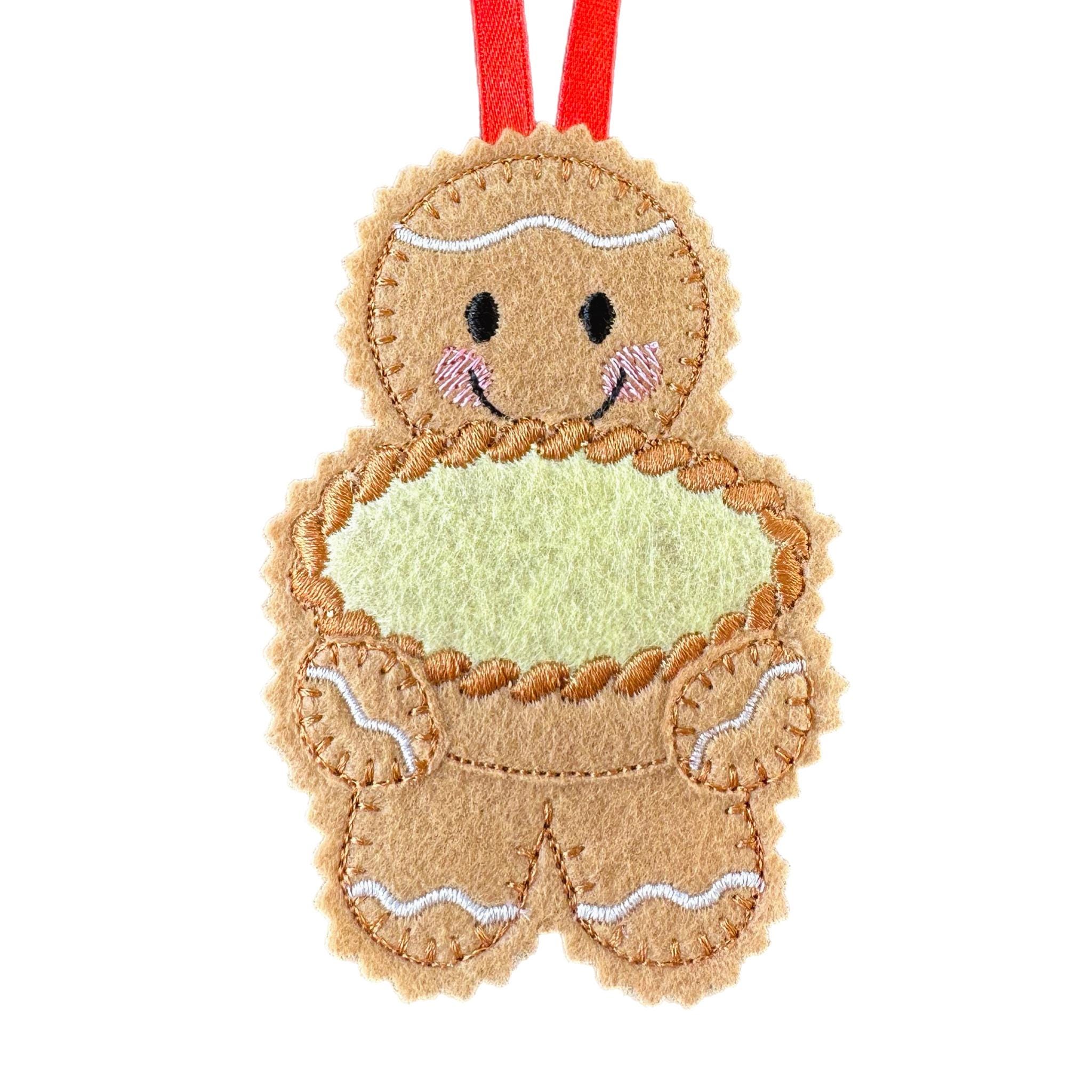 Jam Tart / Custard Tart Felt Gingerbread Decoration — image 6