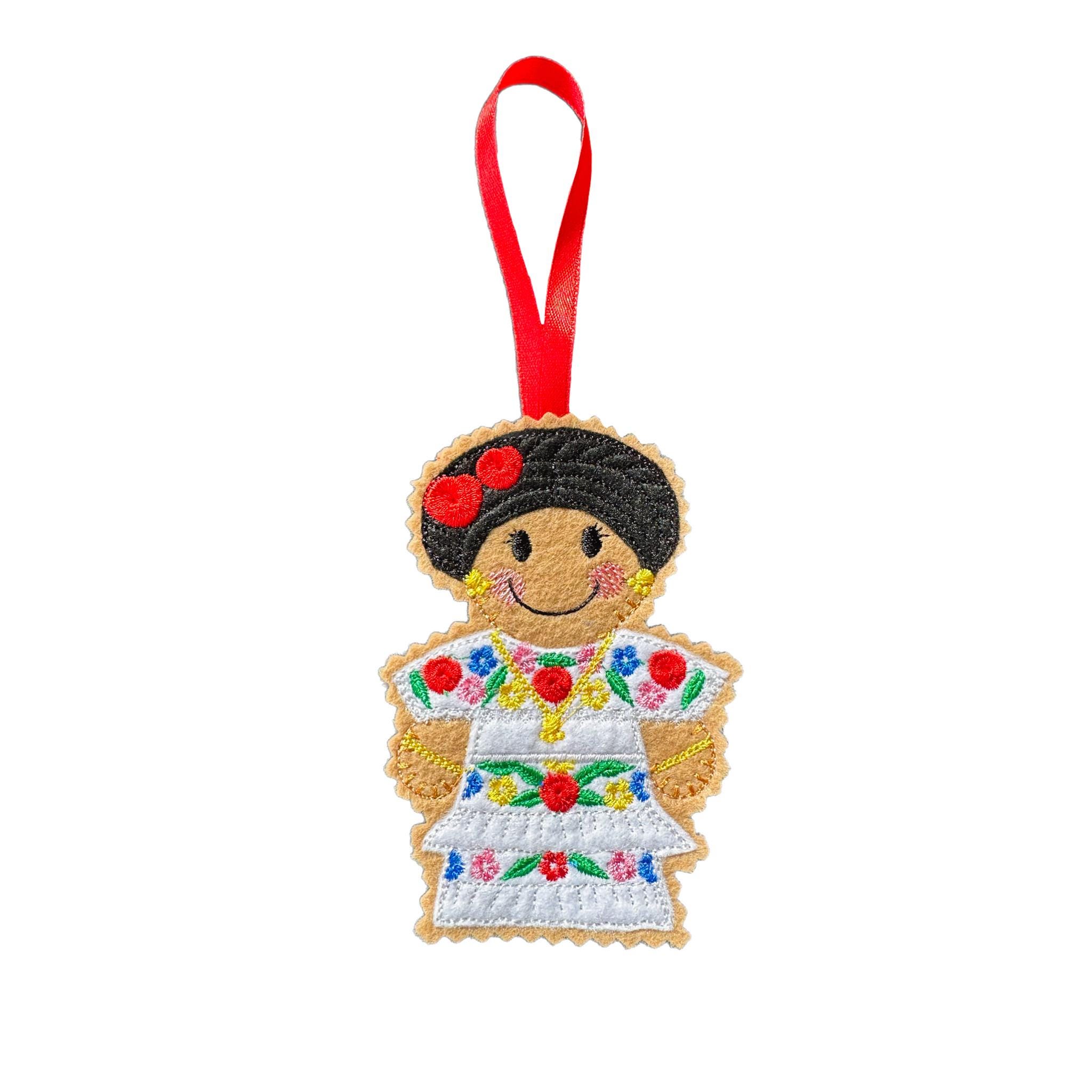 Mexican Gingerbread Man Felt Decorations — image 5