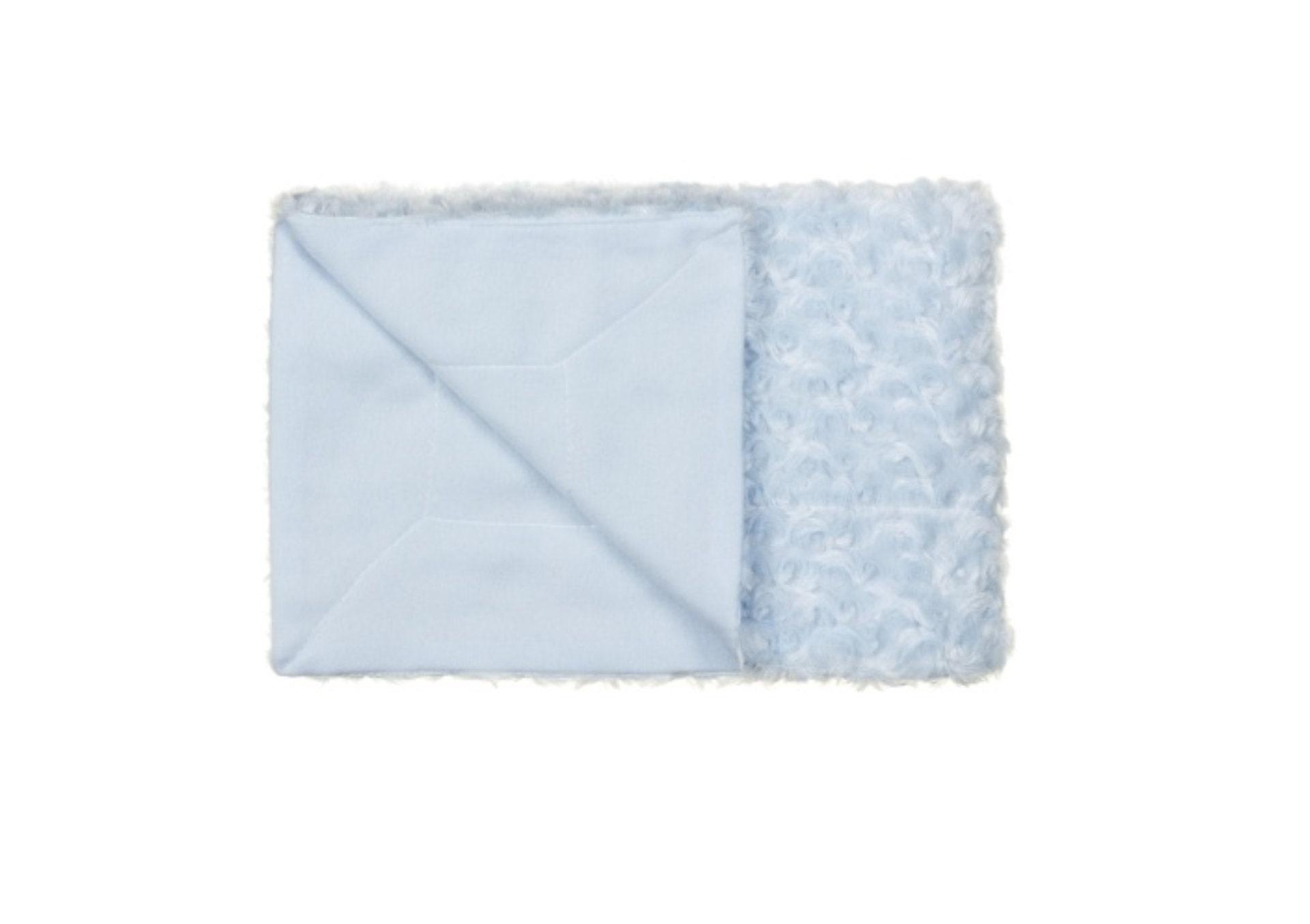 Owl Personalised  Blue Blanket / Throw — image 2
