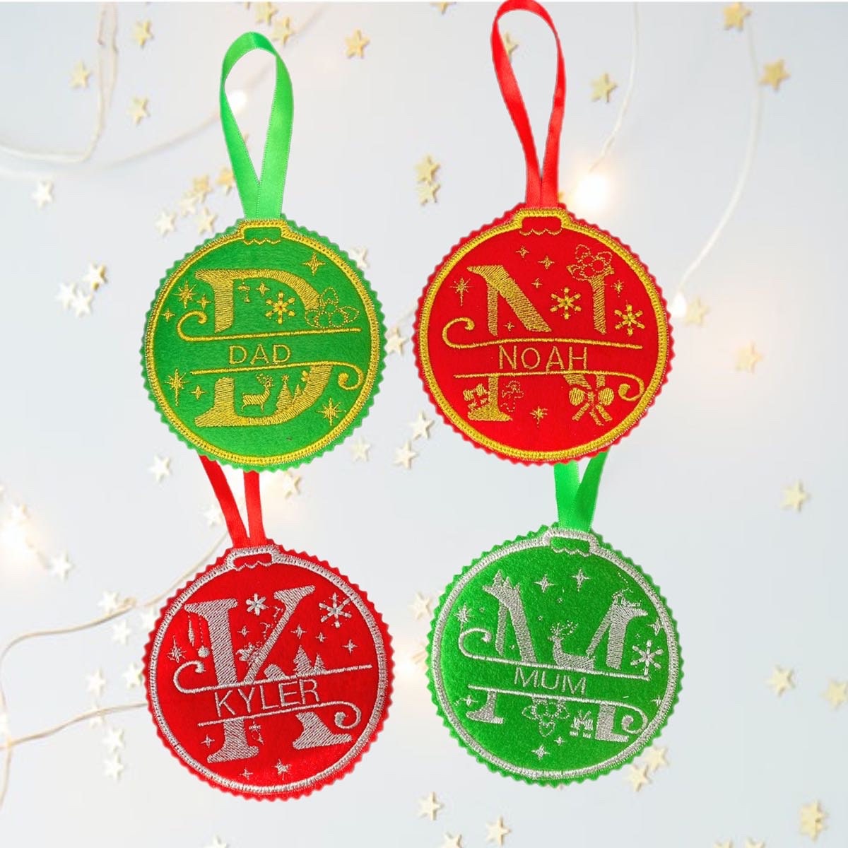 Personalised Christmas Bauble Decoration — image 2