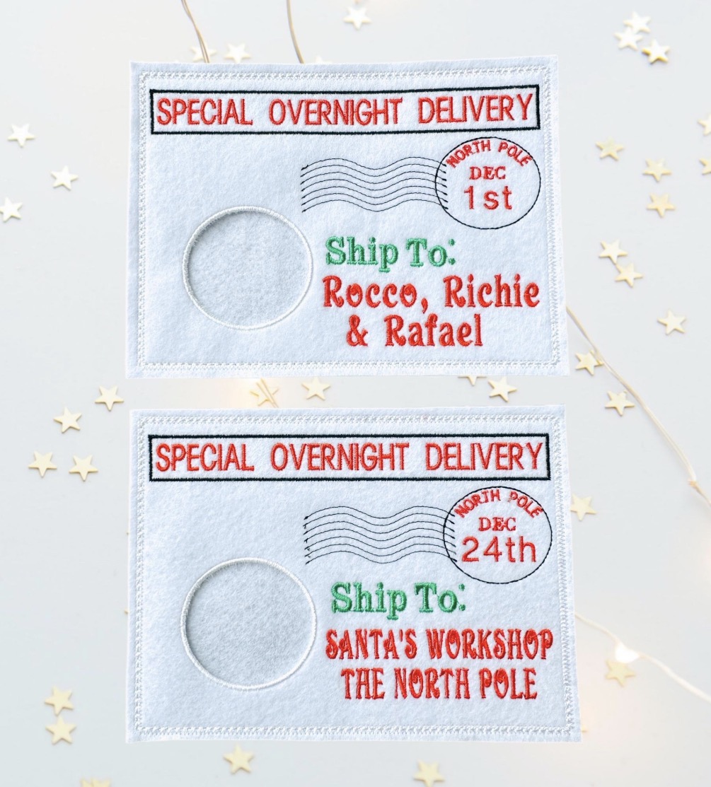 Personalised Christmas Elf Arrival & Return Envelopes – Special Delivery from the North Pole — image 6