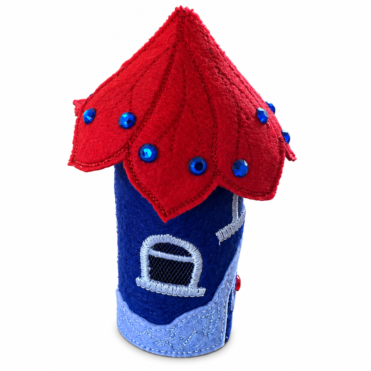 Ruby Ladybird Fairy House Handmade Felt LED Tealight Decoration — image 2