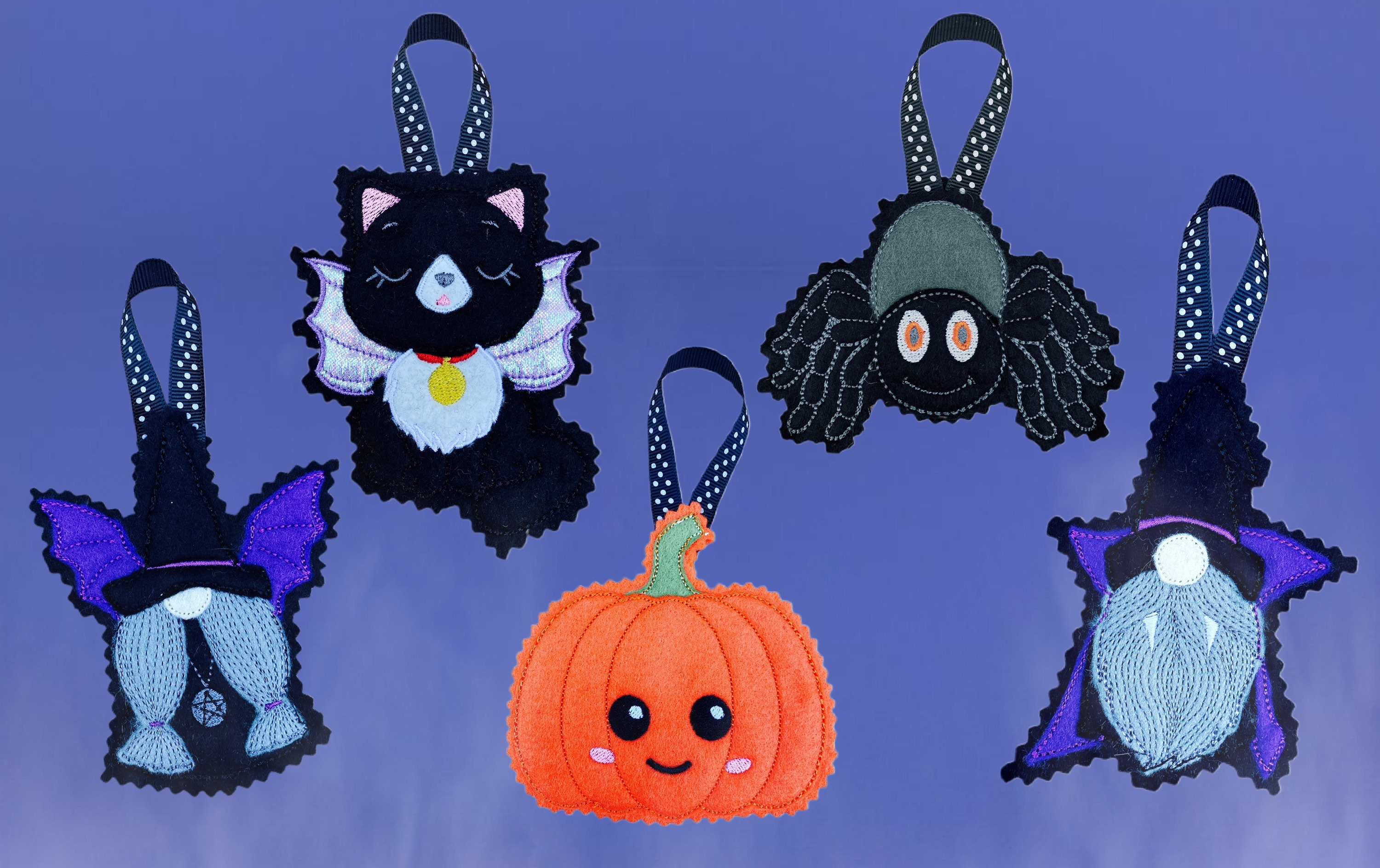 Pumpkin Felt Decoration Halloween Decoration / Gift — image 2