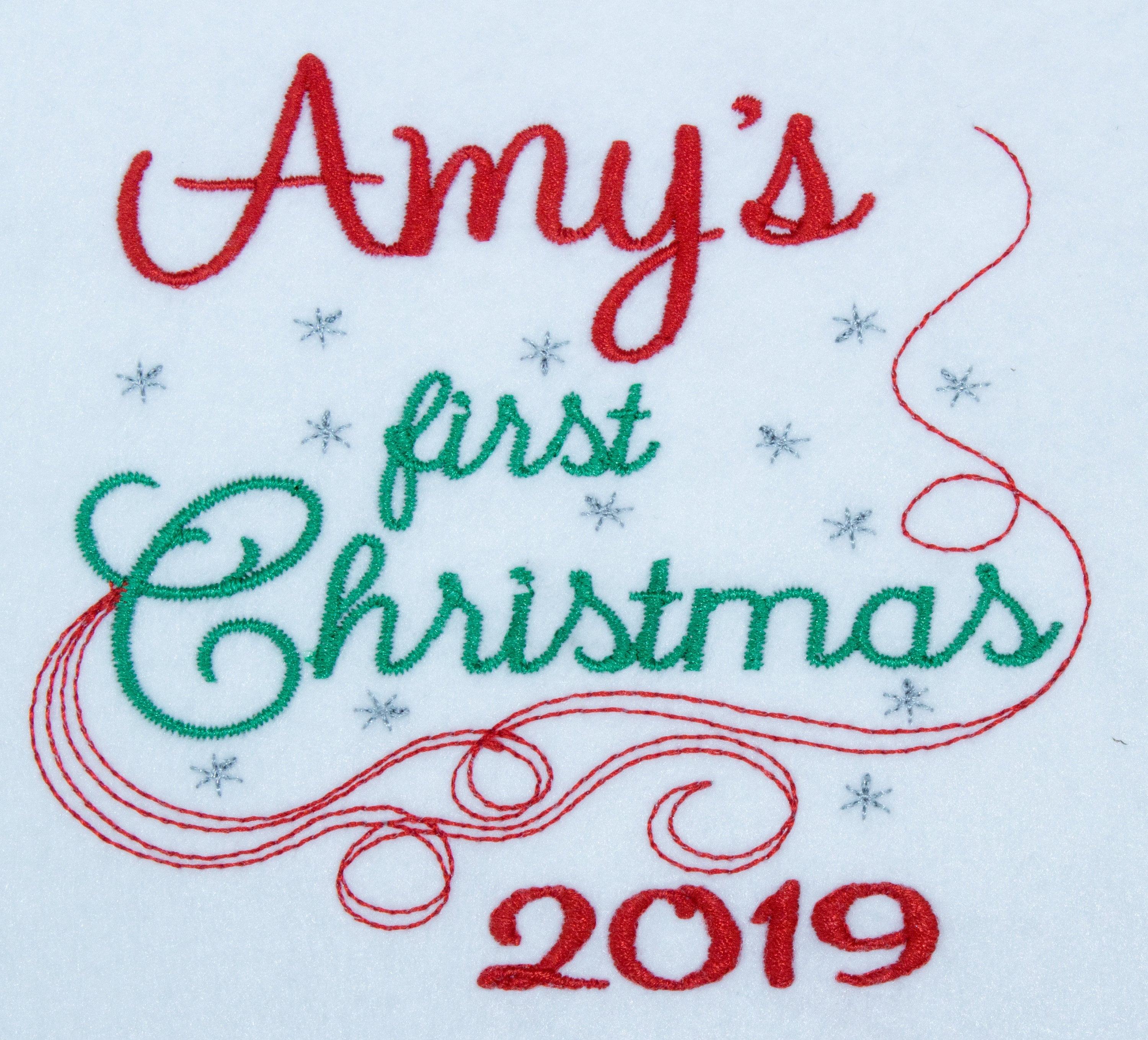 Snowman Personalised Soft Toy,  Personalised Embroidered Teddy, Custom bear, girl / boy Christmas gift. — image 4
