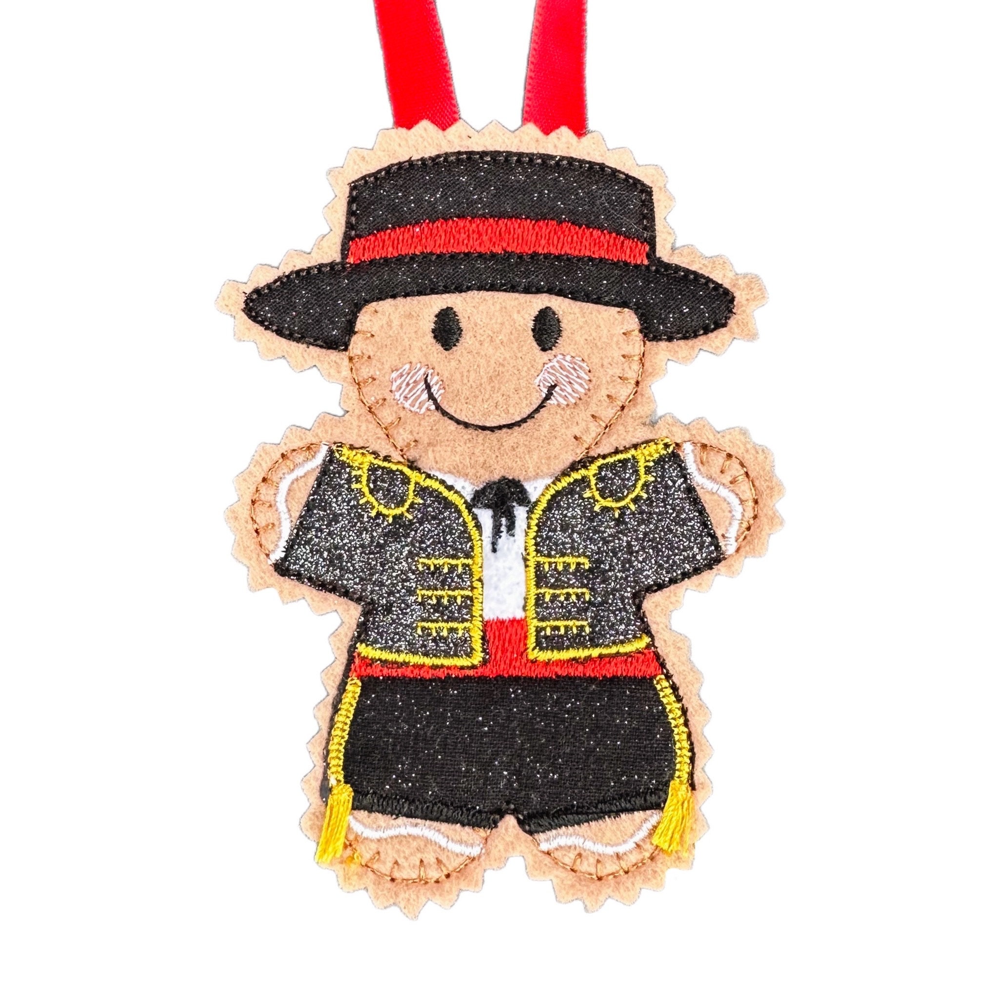 Spanish Gingerbread Man Felt Decoration — image 2