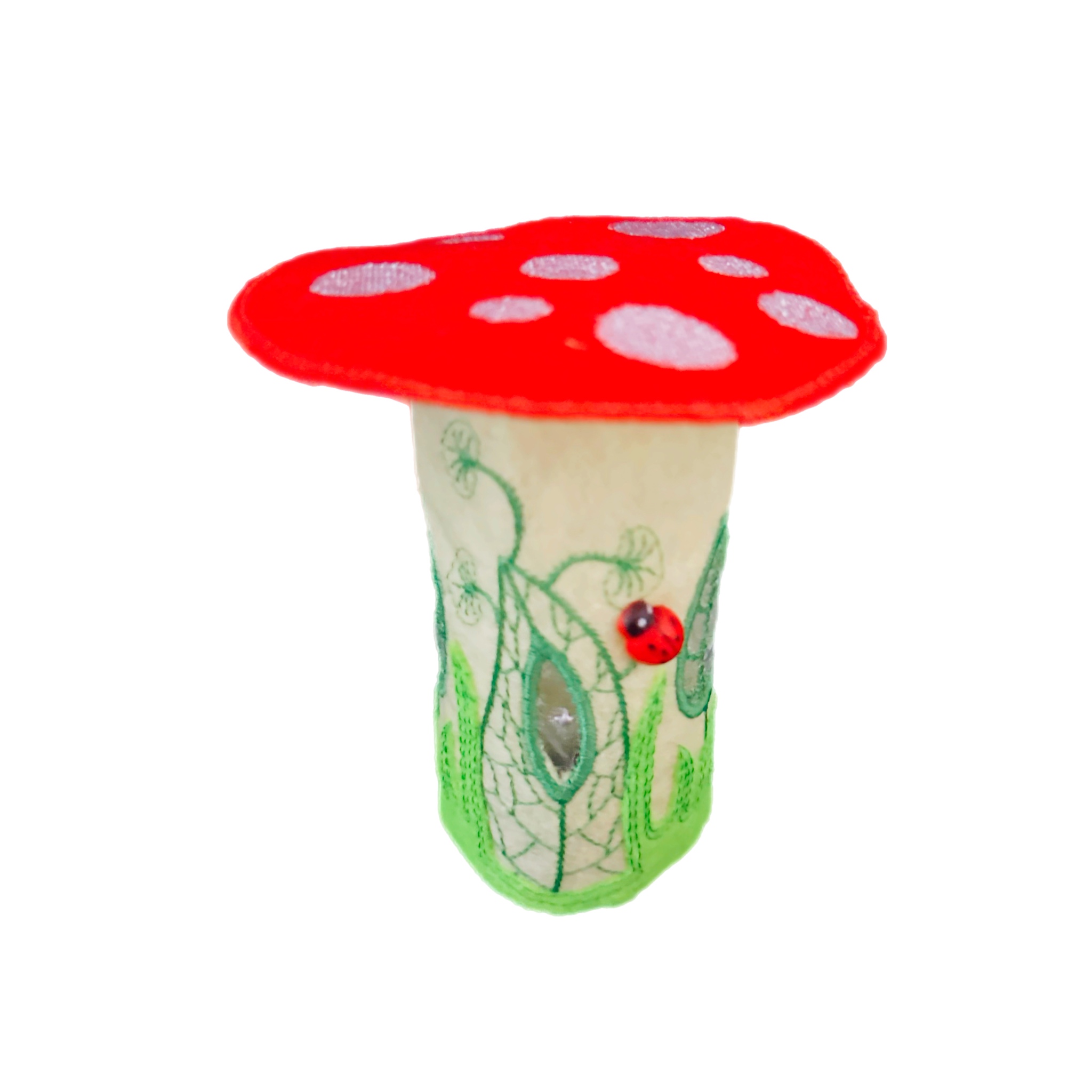 Toadstool Fairy House with LED Tea Light