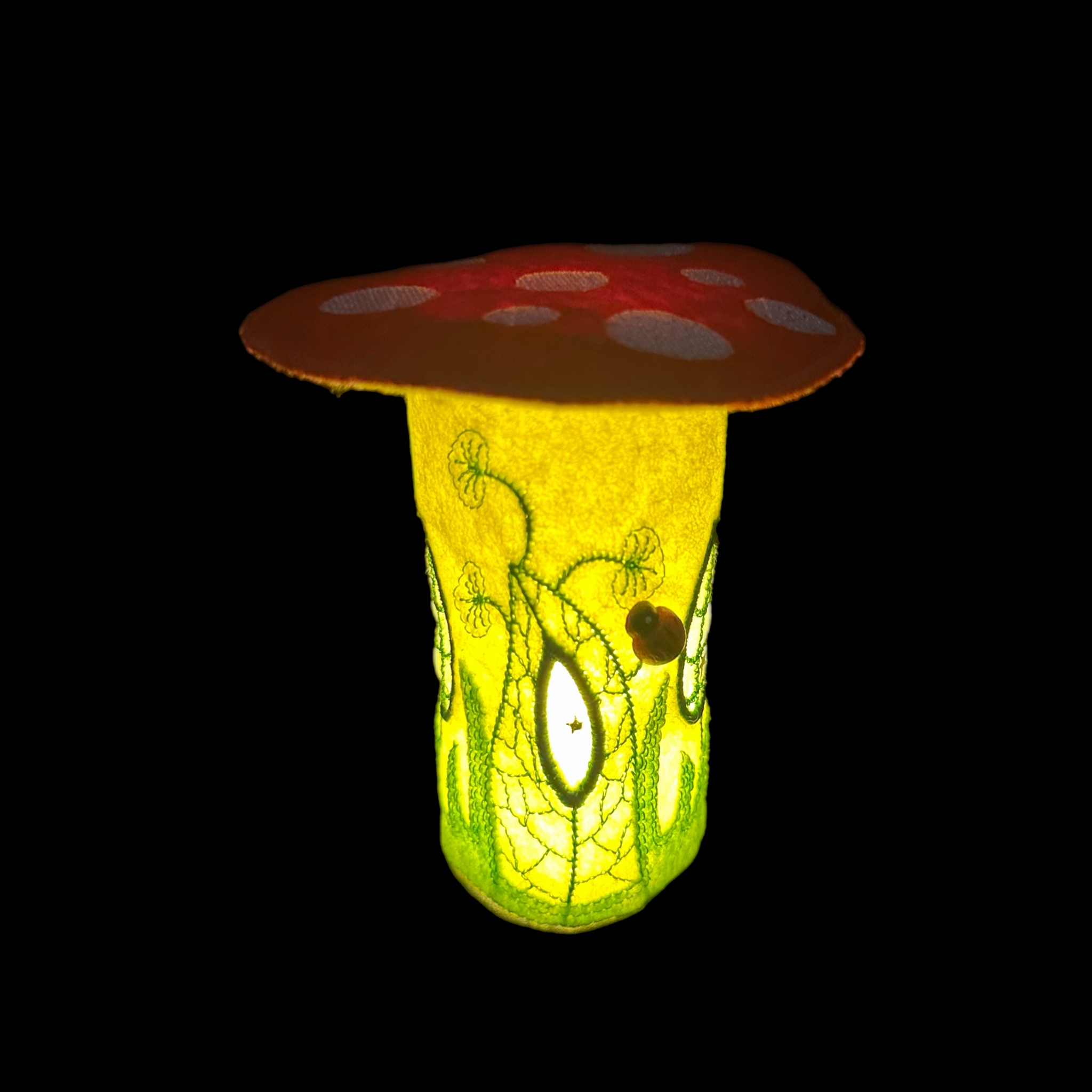 Toadstool Fairy House with LED Tea Light — image 2