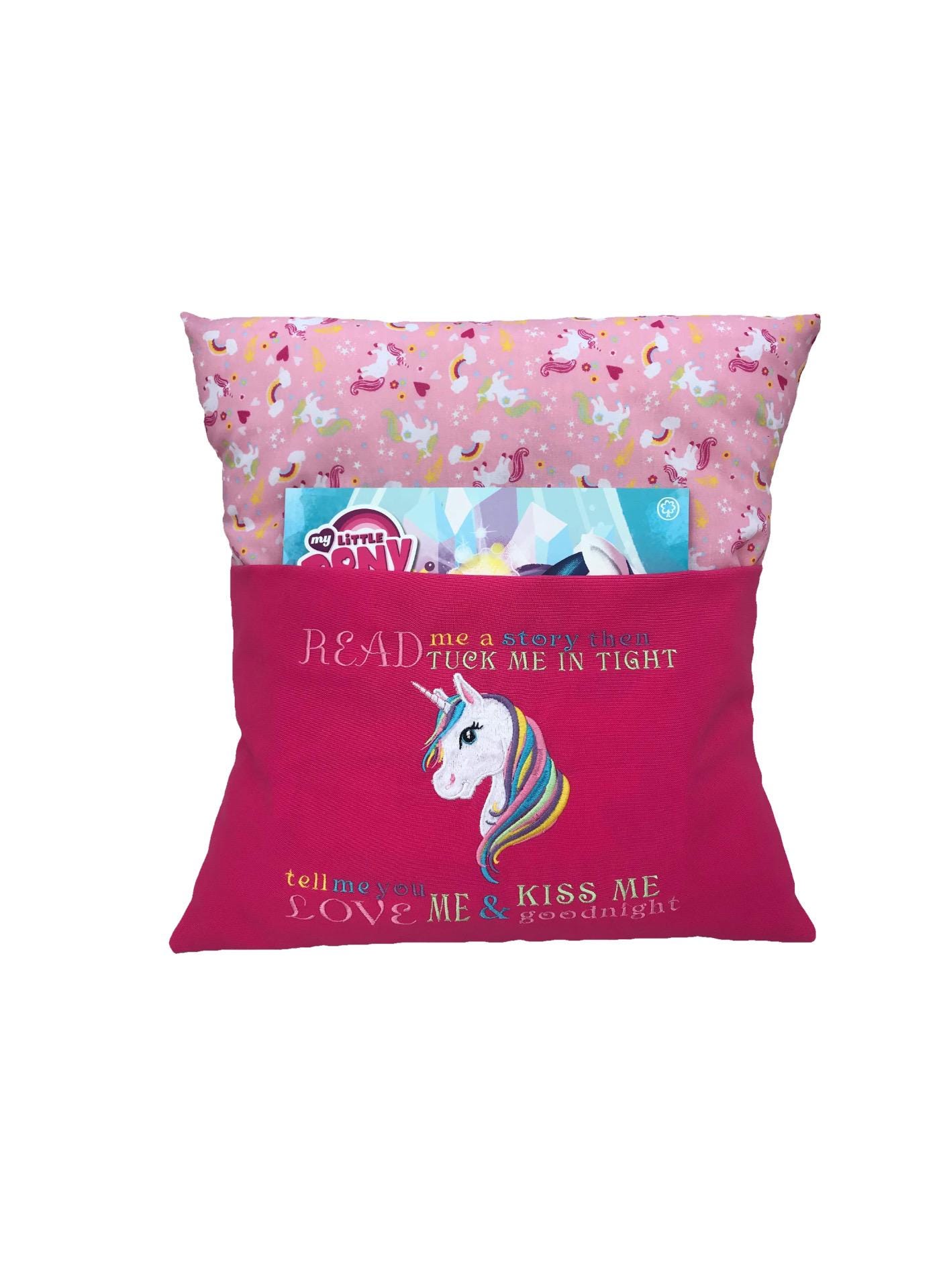 Unicorn Book Cushion: Handmade Children's Reading Pillow — image 2