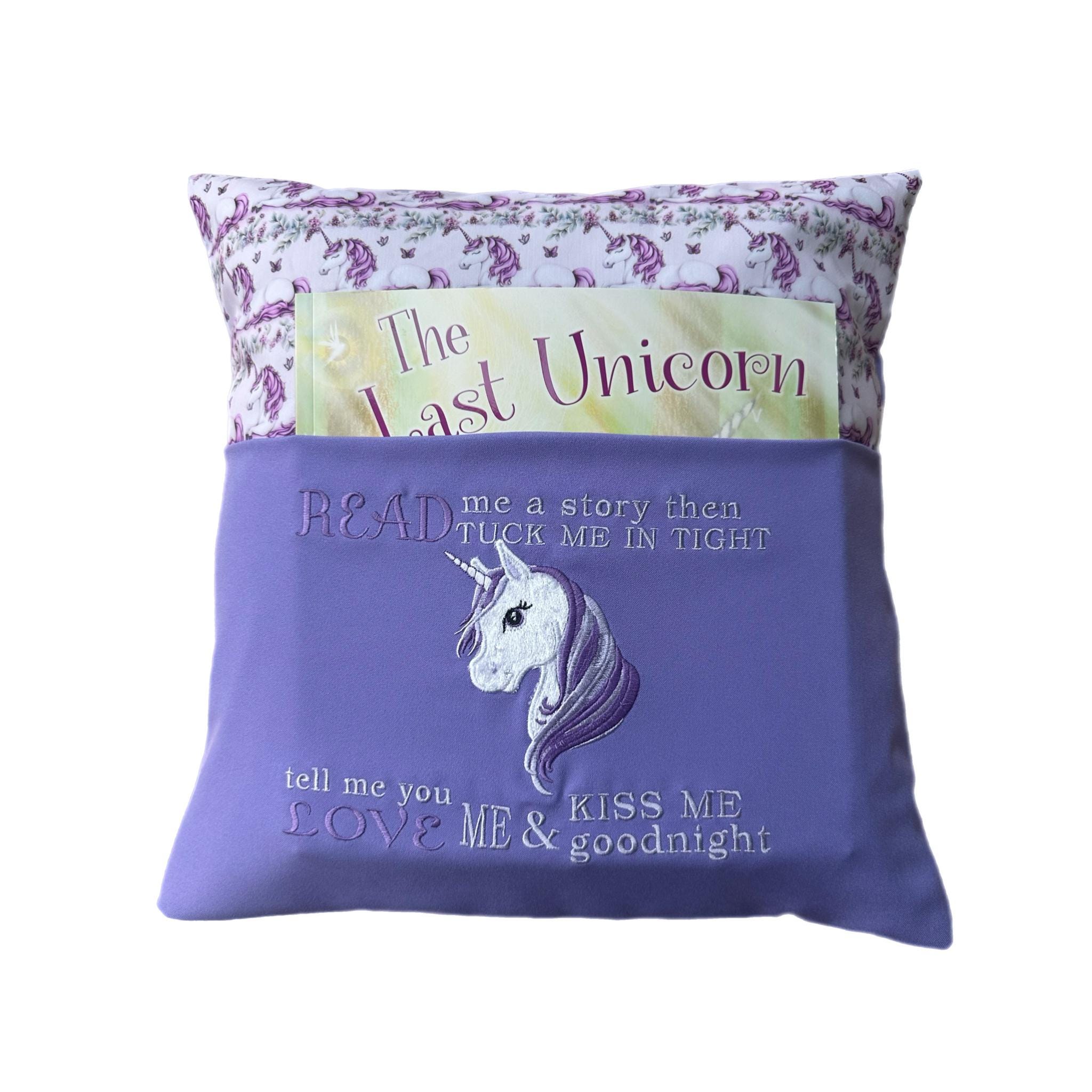 Unicorn Reading Pillow / Book Cushion — image 3
