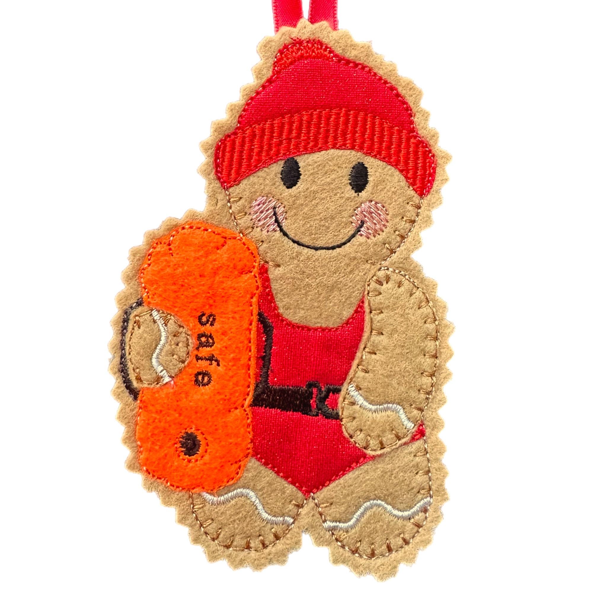 Wild Swimmer Gingerbread Felt Decorations — image 2